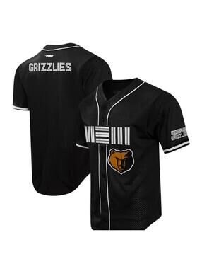 Men's Pro Standard Black Memphis Grizzlies mesh Baseball Jersey Large